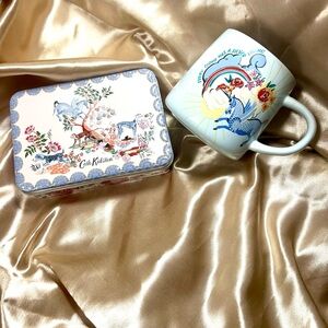 Cath Kidston all clouds have a silver lining mug  and matching tin